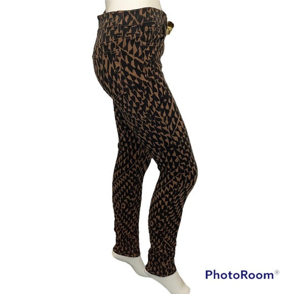 Joe’s Jeans Wild Collection The Skinny Animal Print Tan Black Jeans - Size 27 - Picture 3 of 10